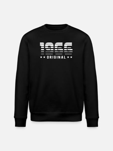 1966 Design rétro original | Anniversaire - Sweat bio ROLLER Stanley/Stella Unisexe - noir