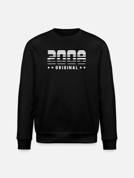 2008 Original Retrodesign | Birthday - Stanley/Stella ROLLER Unisex Organic Sweatshirt - black