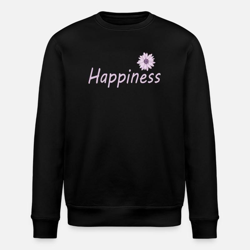 Happiness - Stanley/Stella ROLLER Unisex Organic Sweatshirt - black