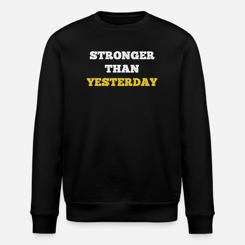 Gym Motivation - Stanley/Stella Unisex Bio-Sweatshirt ROLLER - Schwarz