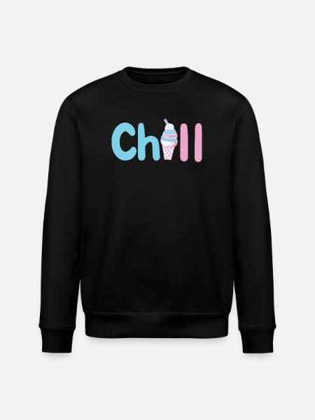 Eiscreme Sommer - Stanley/Stella Unisex Bio-Sweatshirt ROLLER - Schwarz