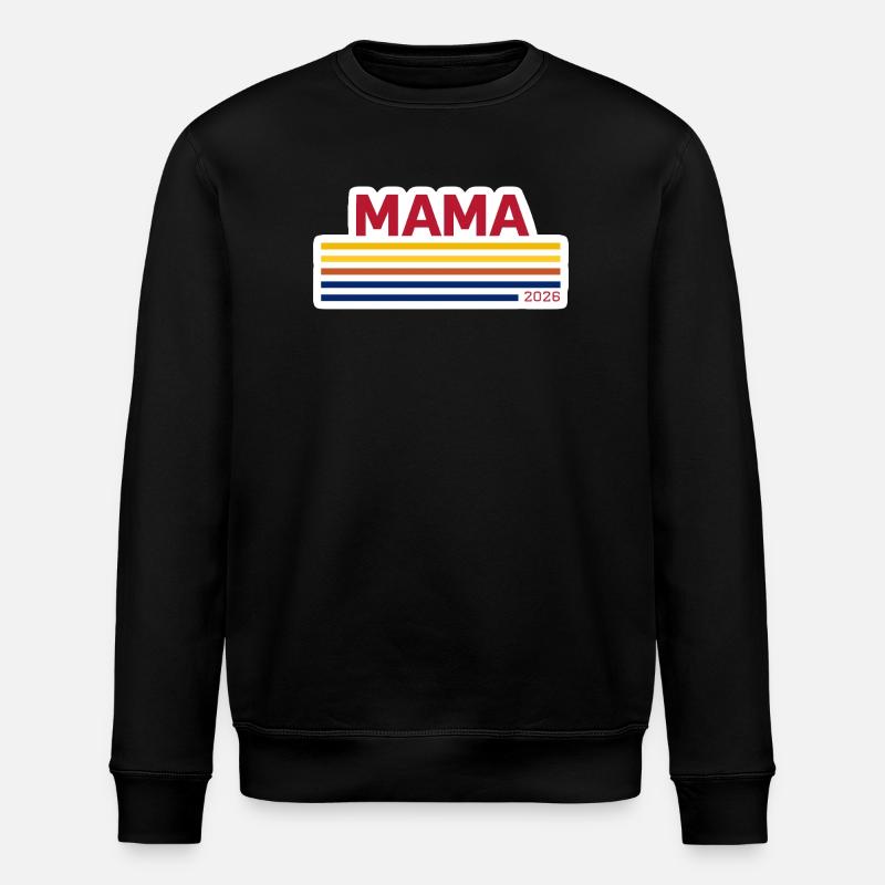 Mama 2026 Retro - Stanley/Stella Unisex Bio-Sweatshirt ROLLER - Schwarz
