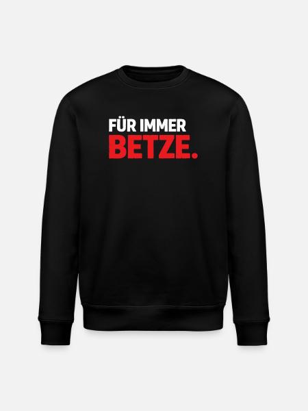 Forever Betze – Kaiserslautern Statement Shirt - Stanley/Stella ROLLER Unisex Organic Sweatshirt - black