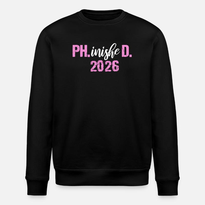 Doctor 2026 Degree Philistine Dissertation PhD - Stanley/Stella ROLLER Unisex Organic Sweatshirt - black