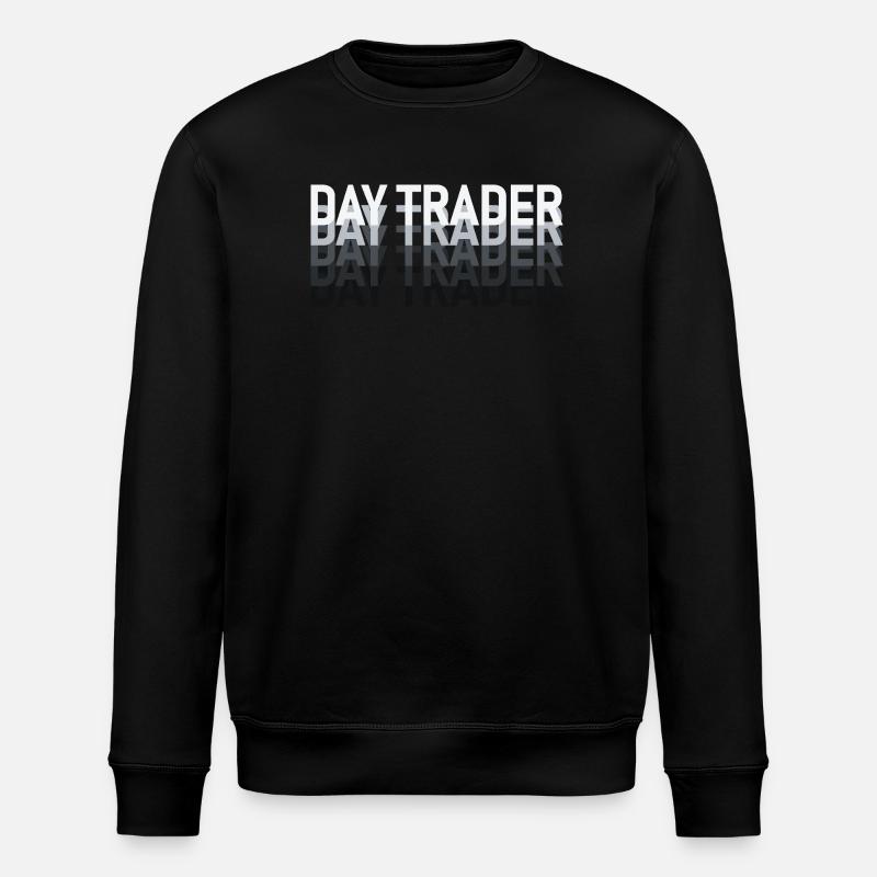 Day Trader Marché boursier Trader boursier - Sweat bio ROLLER Stanley/Stella Unisexe - noir