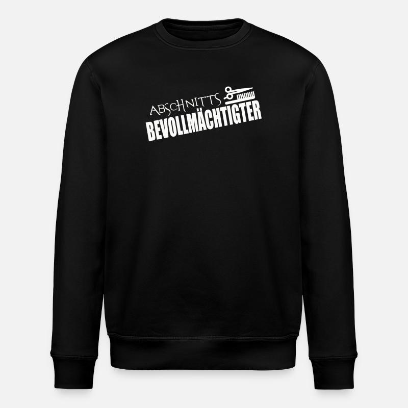 ABSCHNITTSBEVOLLMÄCHTIGTER - Stanley/Stella Unisex Bio-Sweatshirt ROLLER - Schwarz