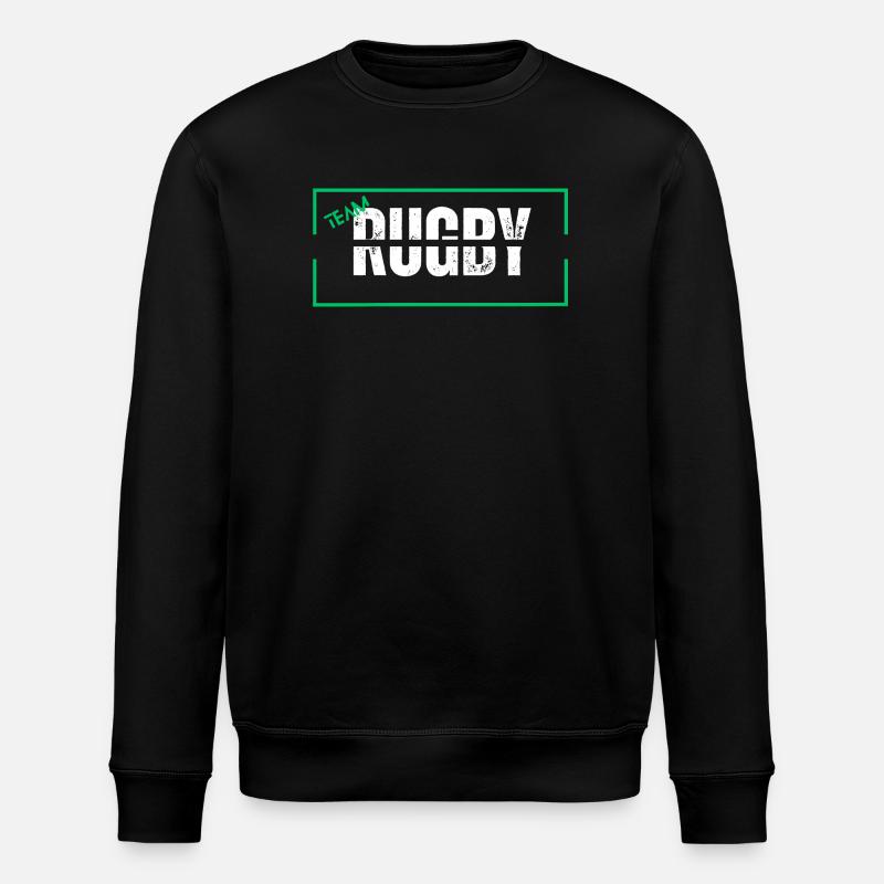 Mannschaft Rugby grün - Stanley/Stella Unisex Bio-Sweatshirt ROLLER - Schwarz