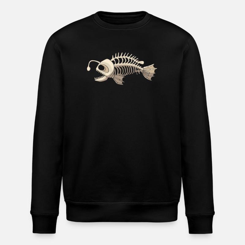 Poisson-grenouille - Sweat bio ROLLER Stanley/Stella Unisexe - noir