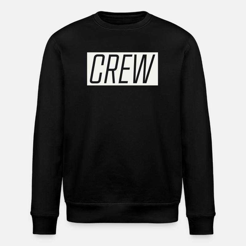 Crew - Stanley/Stella ROLLER Unisex Organic Sweatshirt - black
