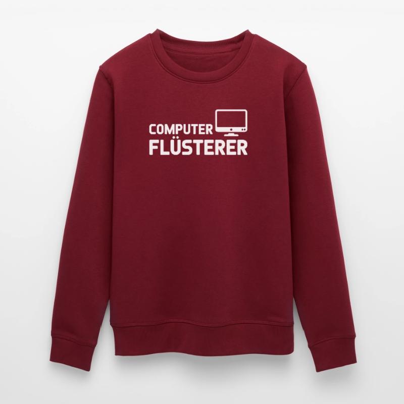 Pixel Computer Nebula Pattern Stanley/Stella ROLLER Unisex Organic Sweatshirt