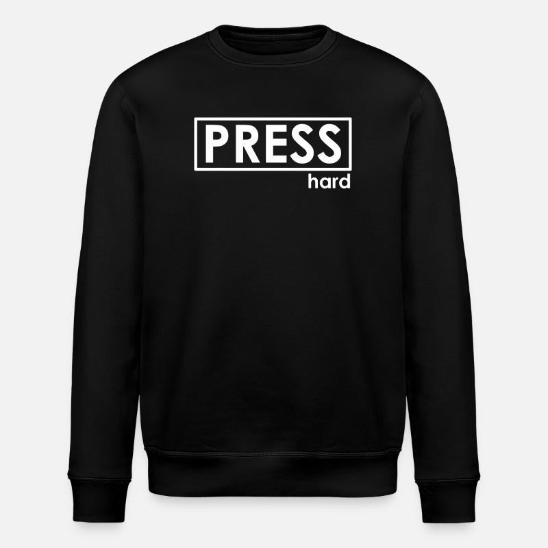 PRESS hard - Stanley/Stella Unisex Bio-Sweatshirt ROLLER - Schwarz