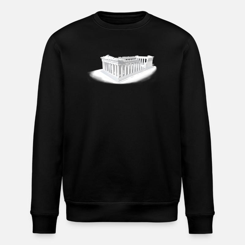 PARTHENON ATHENS - Stanley/Stella ROLLER Unisex Organic Sweatshirt - black