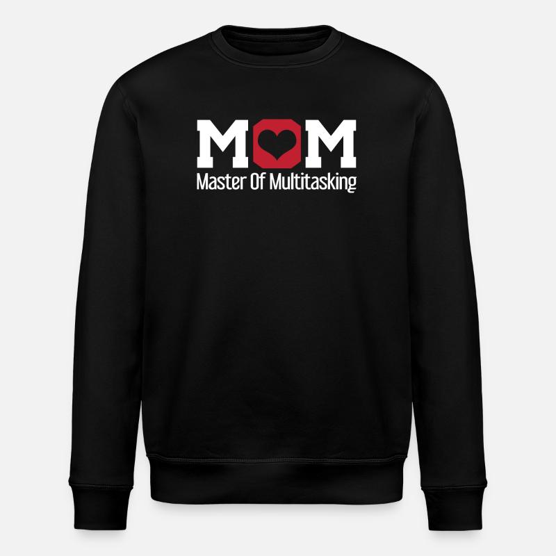 Maman Maître du design multitâche - Sweat bio ROLLER Stanley/Stella Unisexe - noir