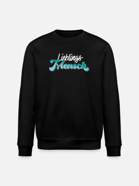Lieblingsmensch - Stanley/Stella Unisex Bio-Sweatshirt ROLLER - Schwarz