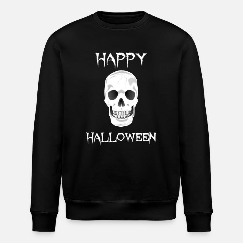 Halloween - Joyeux Halloween - crâne - Sweat bio ROLLER Stanley/Stella Unisexe - noir