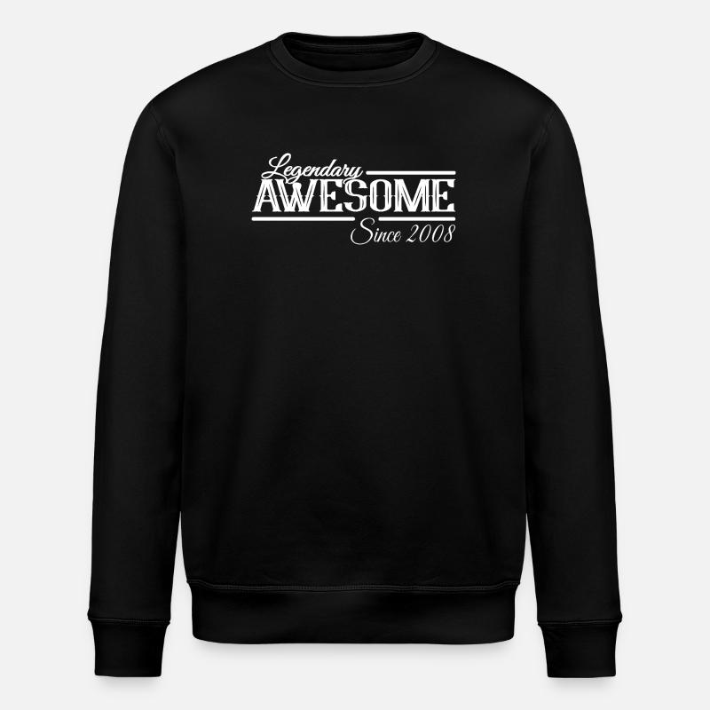 Légendaire 18e anniversaire Millésime 2008 - Sweat bio ROLLER Stanley/Stella Unisexe - noir
