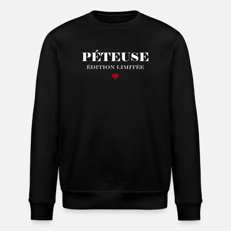 péteuse - Sweat bio ROLLER Stanley/Stella Unisexe - noir