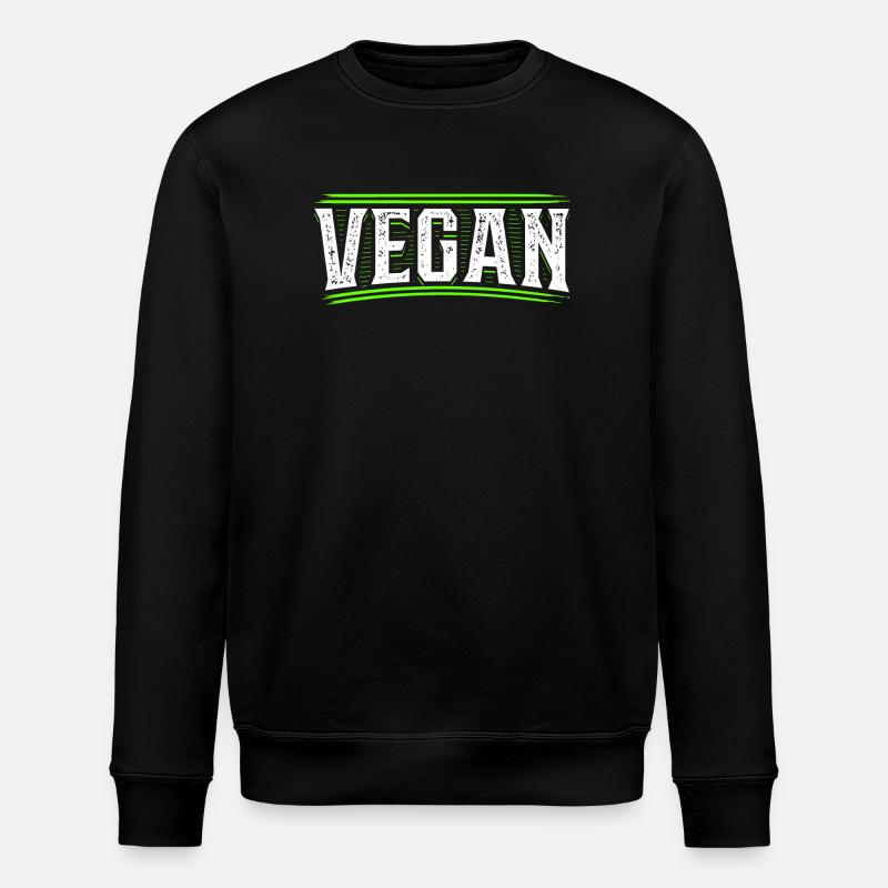 Vegan | Végétaliens | Végétalienne - Sweat bio ROLLER Stanley/Stella Unisexe - noir