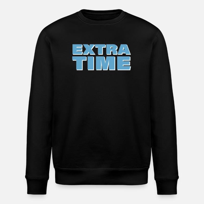 TEMPS SUPPLÉMENTAIRE - Sweat bio ROLLER Stanley/Stella Unisexe - noir