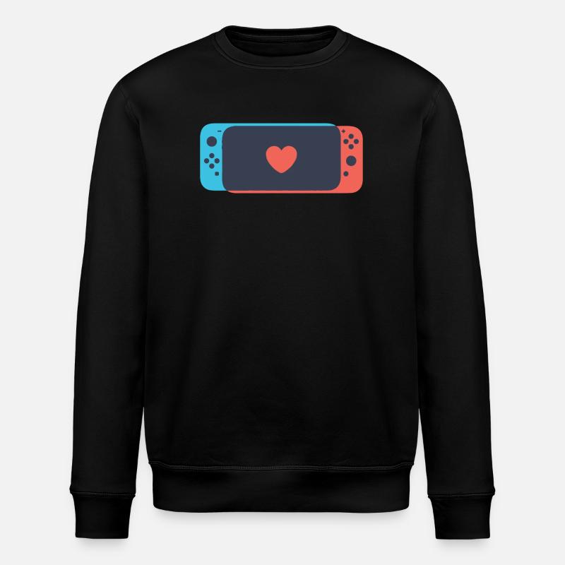 Schalten Sie Liebe - Stanley/Stella Unisex Bio-Sweatshirt ROLLER - Schwarz