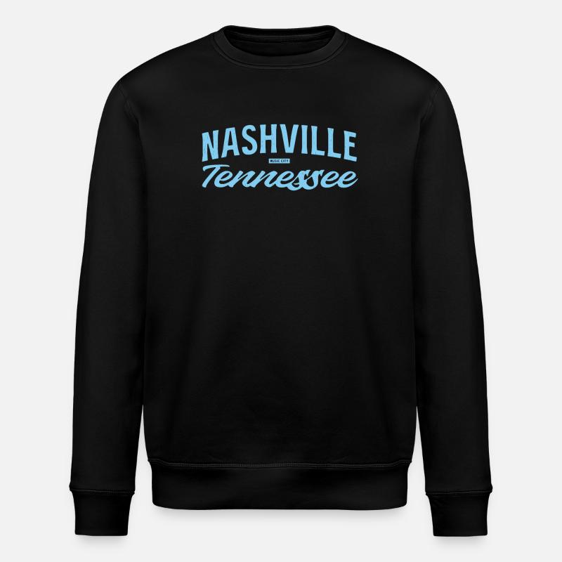 Nashville Script Blue - Sweat bio ROLLER Stanley/Stella Unisexe - noir