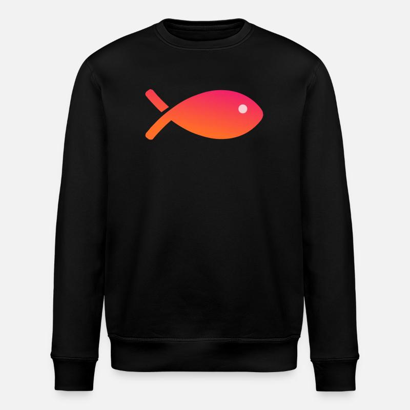 POISSON. POISSON D'AVRIL - Sweat bio ROLLER Stanley/Stella Unisexe - noir