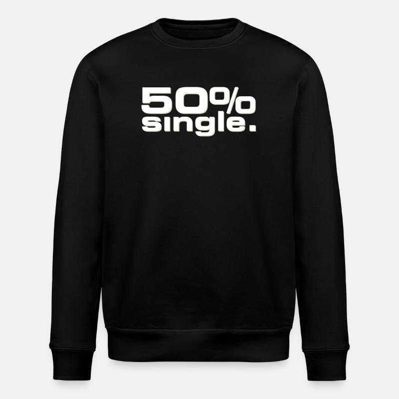 50 % Célibataire - Sweat bio ROLLER Stanley/Stella Unisexe - noir