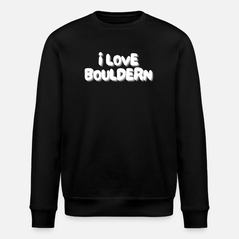 J’adore Bouldern - Sweat bio ROLLER Stanley/Stella Unisexe - noir