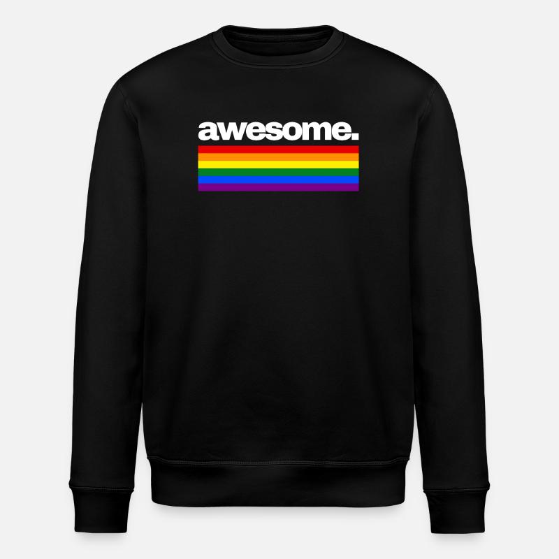 awesome - Stanley/Stella ROLLER Unisex Organic Sweatshirt - black