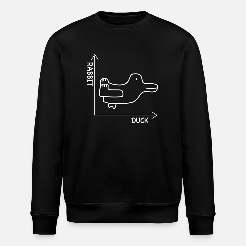 illusion d'optique - Sweat bio ROLLER Stanley/Stella Unisexe - noir