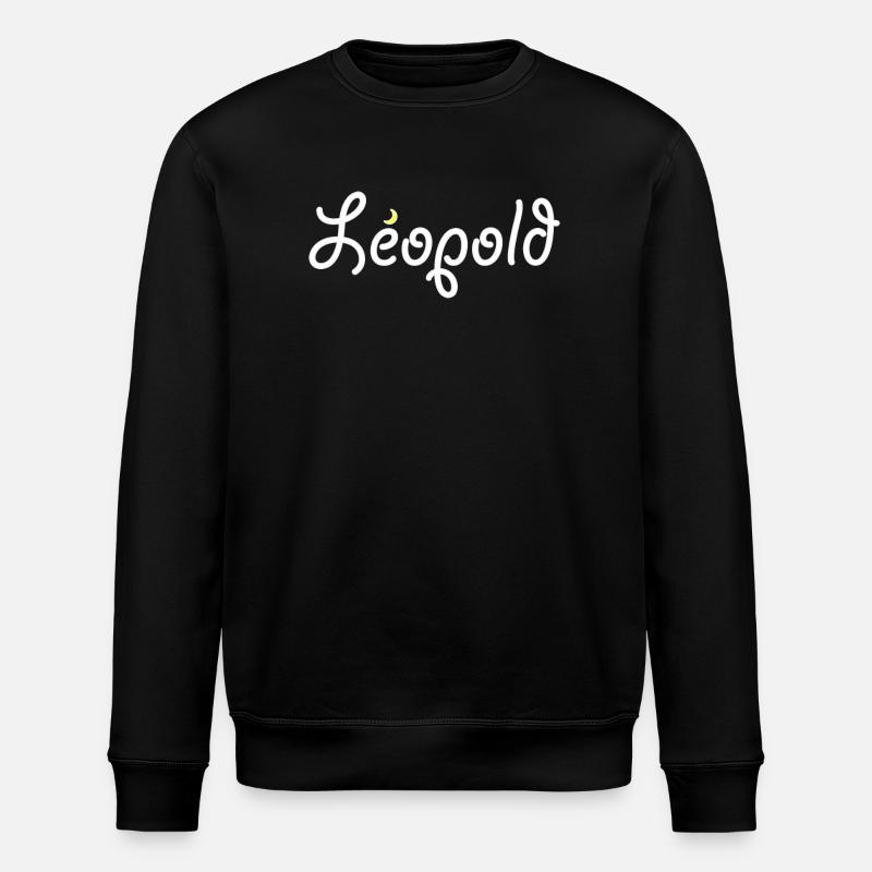 Leopold - Stanley/Stella Unisex Bio-Sweatshirt ROLLER - Schwarz