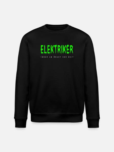 Elektriker Handwerker Design - Stanley/Stella Unisex Bio-Sweatshirt ROLLER - Schwarz