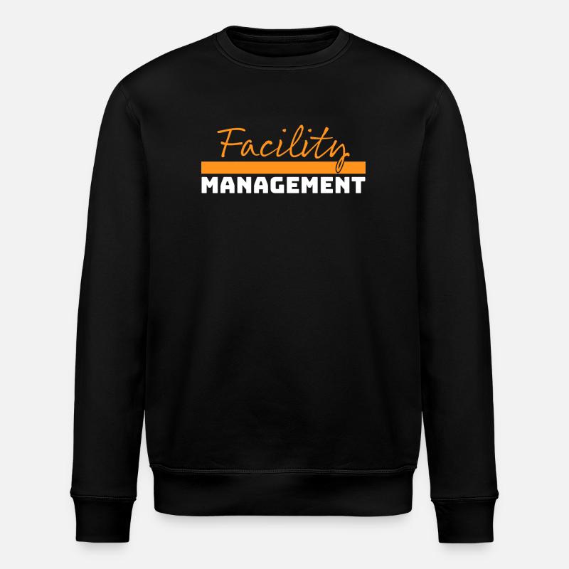 Tshirt Facility Management orange weiss - Stanley/Stella Unisex Bio-Sweatshirt ROLLER - Schwarz
