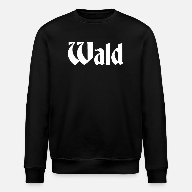 Wald - Stanley/Stella Unisex Bio-Sweatshirt ROLLER - Schwarz