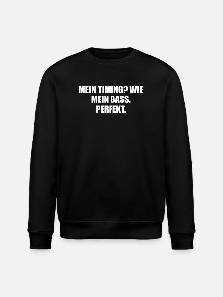 Mon timing : ma basse est parfaite - Sweat bio ROLLER Stanley/Stella Unisexe - noir
