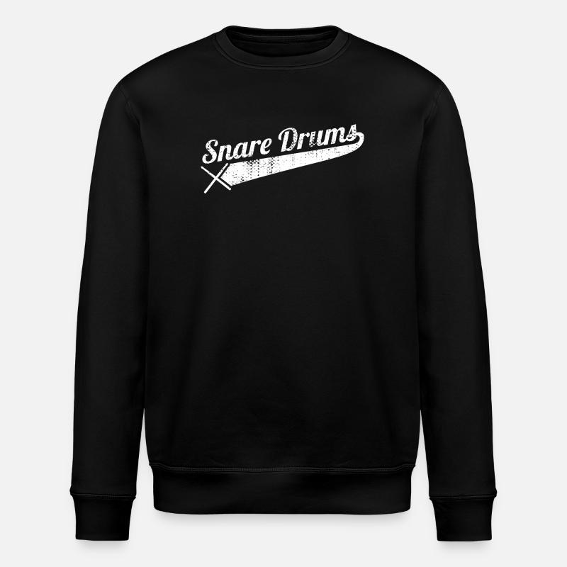 Side drum - Stanley/Stella ROLLER Unisex Organic Sweatshirt - black