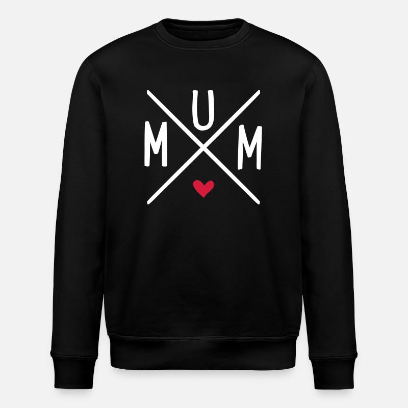 mum - Stanley/Stella Unisex Bio-Sweatshirt ROLLER - Schwarz