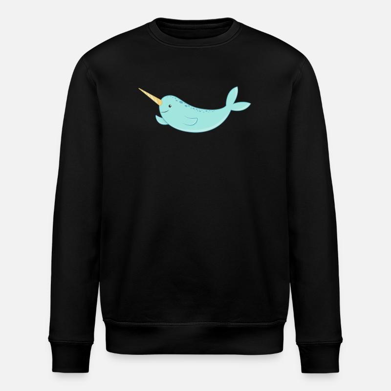 Narwal - Stanley/Stella Unisex Bio-Sweatshirt ROLLER - Schwarz