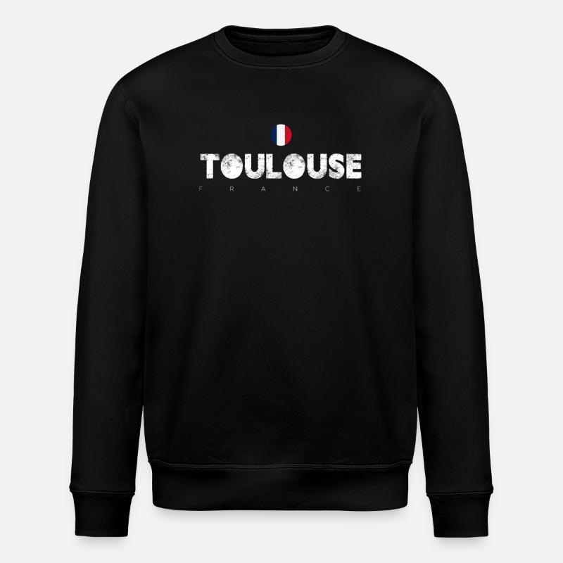 Toulouse - Stanley/Stella Unisex Bio-Sweatshirt ROLLER - Schwarz