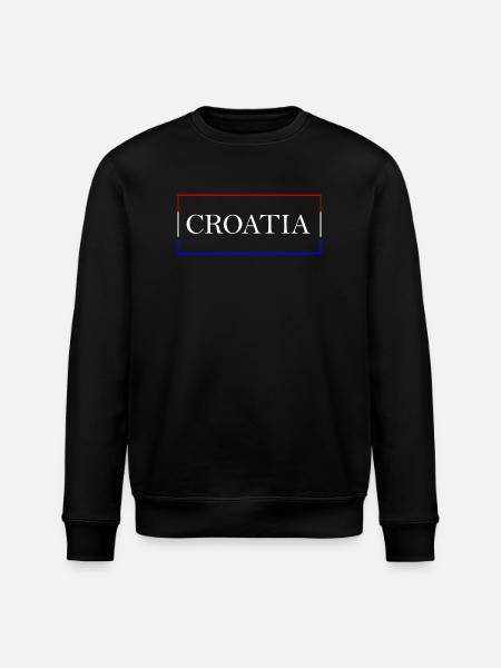 Croatia Design Kroatien - Stanley/Stella ROLLER Unisex Organic Sweatshirt - black