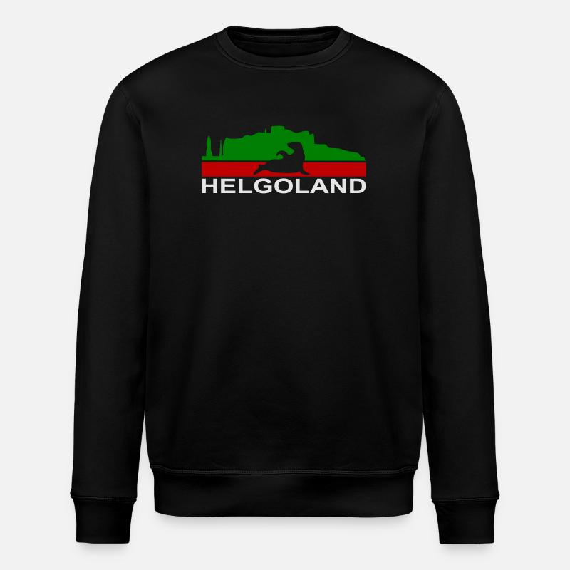 Helgoland - Stanley/Stella Unisex Bio-Sweatshirt ROLLER - Schwarz