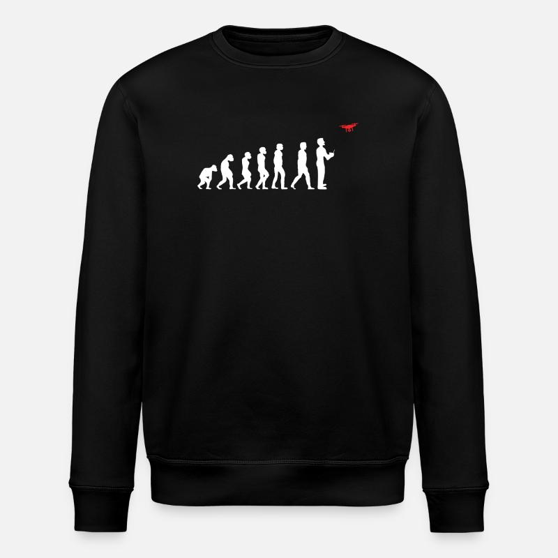 Evolution de l’homme pilote de drone - Sweat bio ROLLER Stanley/Stella Unisexe - noir