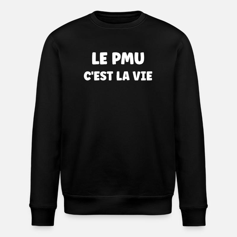 PMU Humor - Stanley/Stella ROLLER Unisex Organic Sweatshirt - black