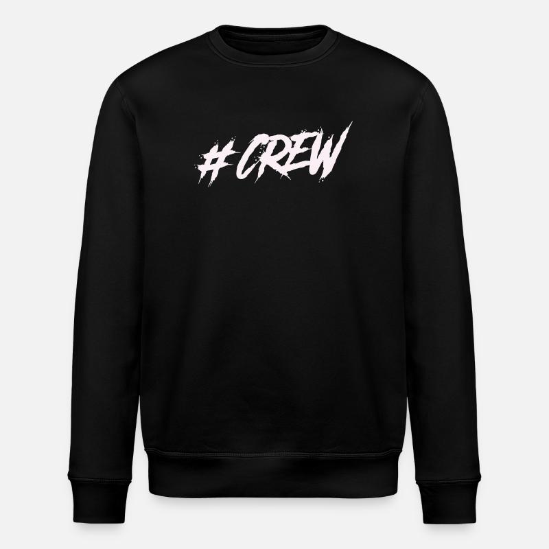 #CREW Graffiti - Stanley/Stella Unisex Bio-Sweatshirt ROLLER - Schwarz