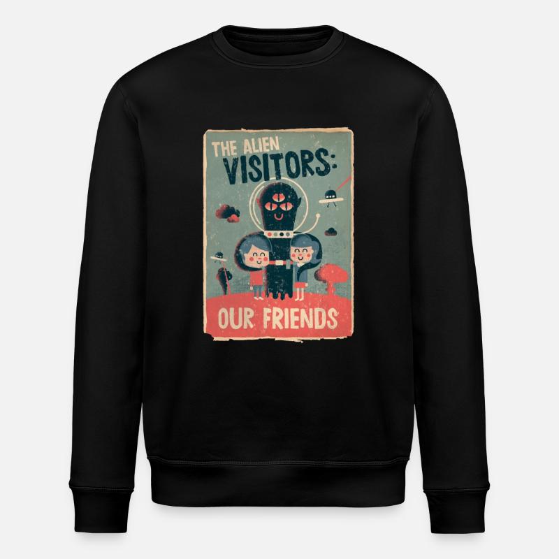 The alien visitors - Sweat bio ROLLER Stanley/Stella Unisexe - noir