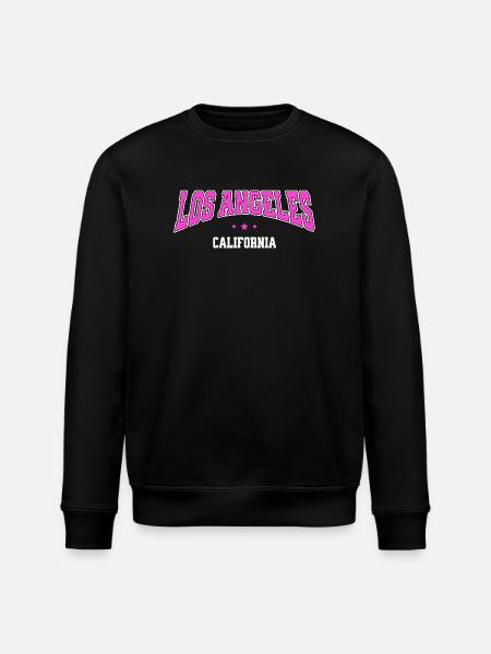 Los Angeles Neon City - Stanley/Stella Unisex Bio-Sweatshirt ROLLER - Schwarz