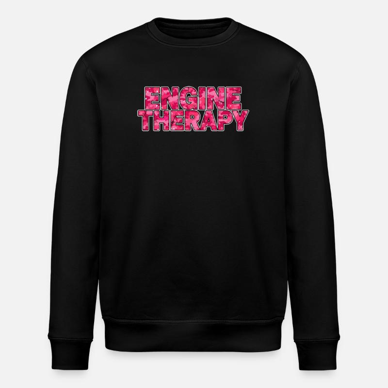 Engine Therapy Car Scene Style - Stanley/Stella ROLLER Unisex Organic Sweatshirt - black