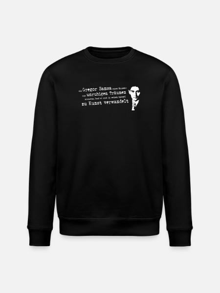 Franz Kafka-Beuys Transformation | Gregor Samsa - Stanley/Stella ROLLER Unisex Organic Sweatshirt - black