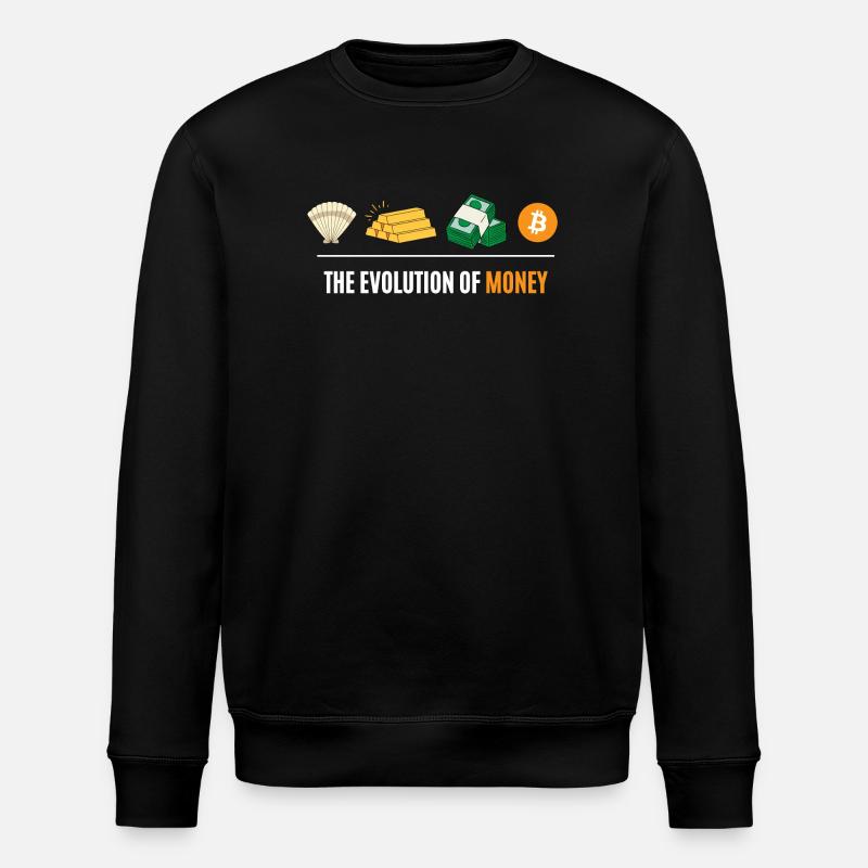 The evolution of money - Sweat bio ROLLER Stanley/Stella Unisexe - noir
