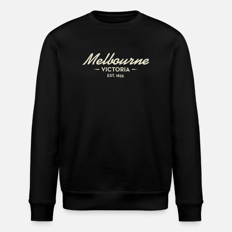 Melbourne - Stanley/Stella ROLLER Unisex Organic Sweatshirt - black